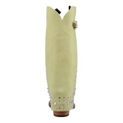 Dingo Womens Howdy Honey Suede Leather Boot Block Heel Cowboy Boots