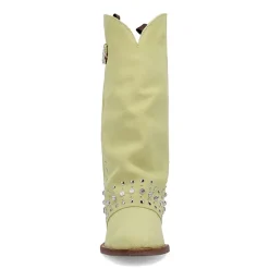 Dingo Womens Howdy Honey Suede Leather Boot Block Heel Cowboy Boots