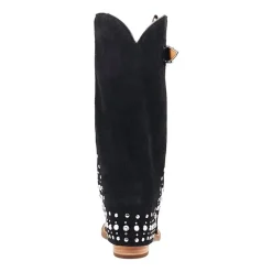 Dingo Womens Howdy Honey Suede Leather Boot Block Heel Cowboy Boots