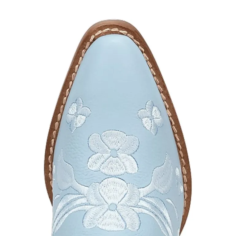 Dingo Womens Love Bug Leather Stacked Heel Cowboy Boots