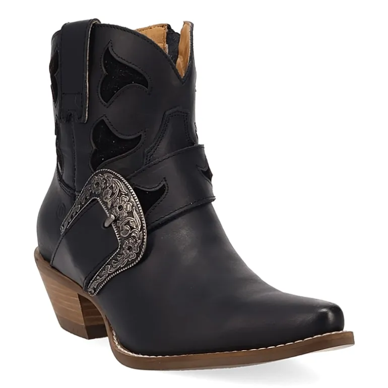Dingo Womens Saddle Up Block Heel Cowboy Boots
