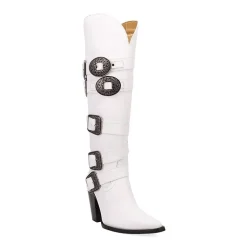 Dingo Womens Spurwest Block Heel Cowboy Boots