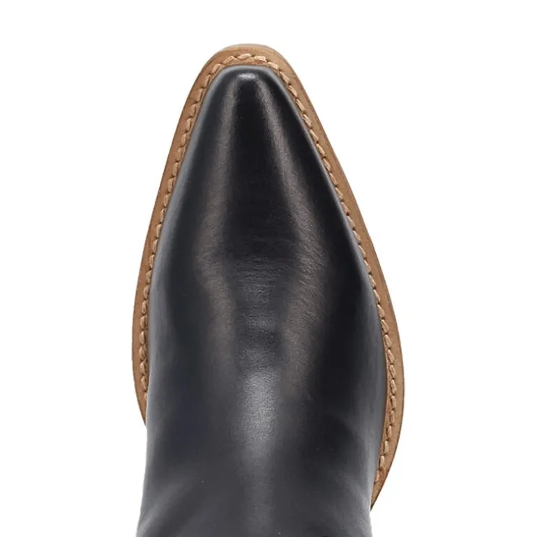 Dingo Womens Thunderbolt Leather Boot Block Heel Cowboy Boots