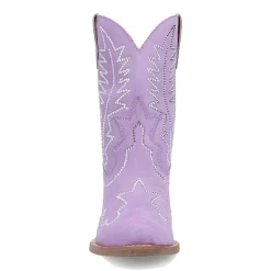 Dingo Womens Tiny Pony Suede Leather Bootie Block Heel Cowboy Boots