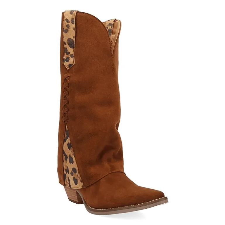 Dingo Womens Wild Thang Block Heel Cowboy Boots