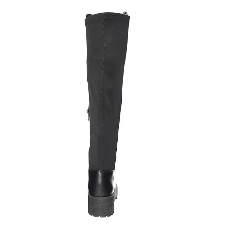 Dirty Laundry Womens Maybellene Chunky Heel Over the Knee Boots