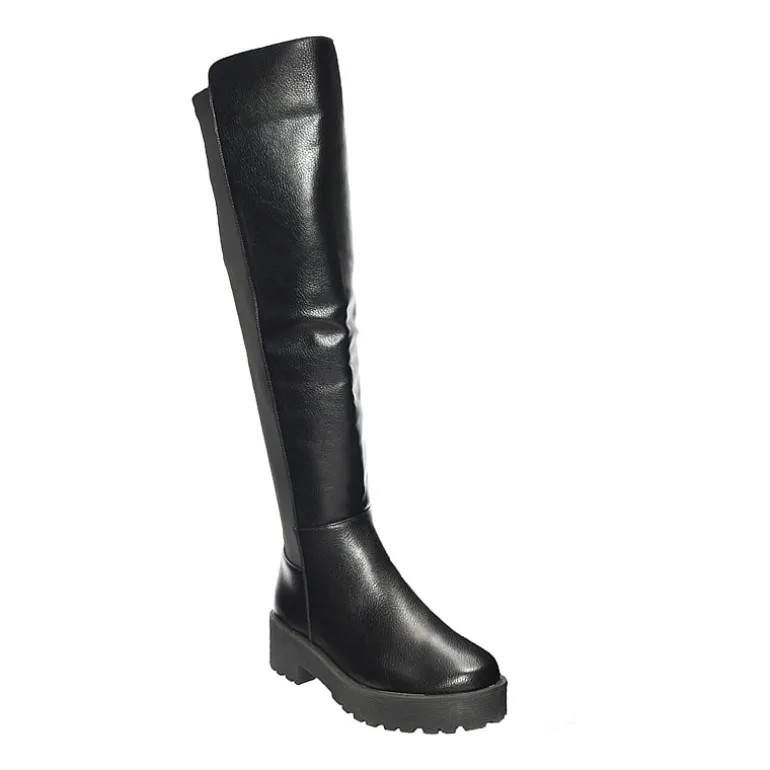 Dirty Laundry Womens Maybellene Chunky Heel Over the Knee Boots