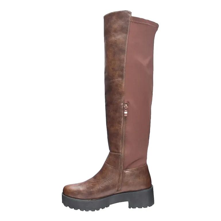 Dirty Laundry Womens Maybellene Chunky Heel Over the Knee Boots