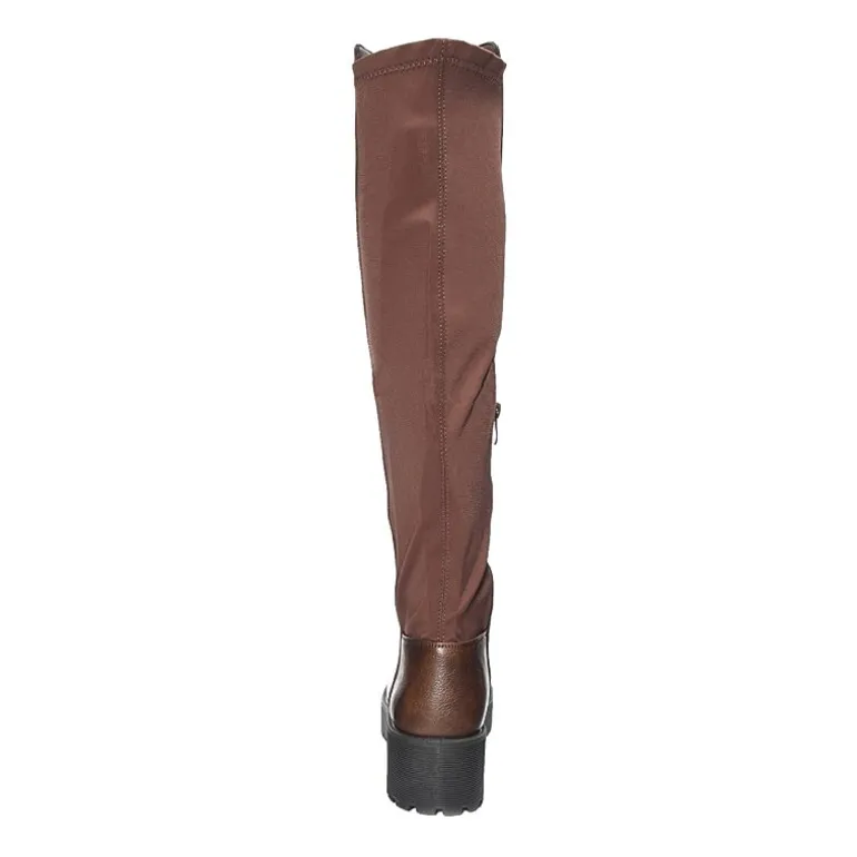 Dirty Laundry Womens Maybellene Chunky Heel Over the Knee Boots