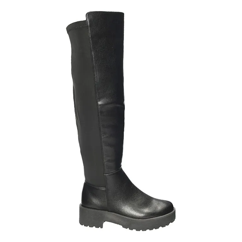 Dirty Laundry Womens Maybellene Chunky Heel Over the Knee Boots