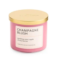 Distant Lands Champagne Blush 3-Wick Scented Jar Candle