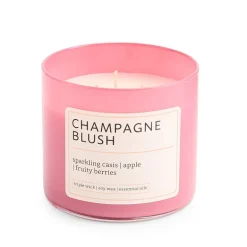 Distant Lands Champagne Blush 3-Wick Scented Jar Candle