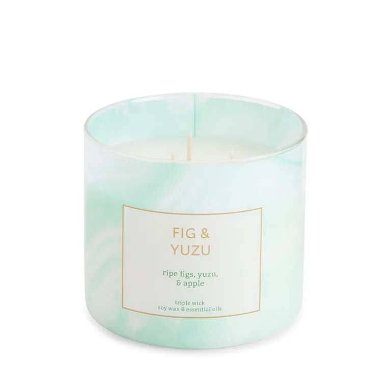 Distant Lands Fig & Yuzu 3-Wick Scented Jar Candle