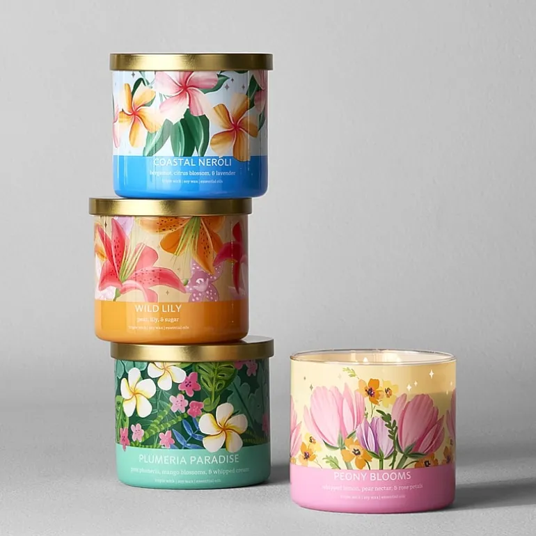 Distant Lands 14oz Coastal Neroli 3-Wick Scented Jar Candle