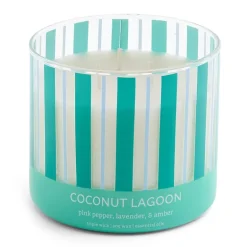 Distant Lands 14oz Coconut Lagoon 3-Wick Scented Jar Candle