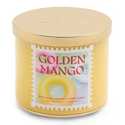 Distant Lands 14oz Golden Mango 3-Wick Scented Jar Candle