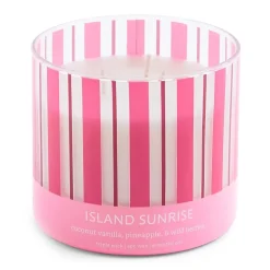 Distant Lands 14oz Island Sunrise 3-Wick Scented Jar Candle