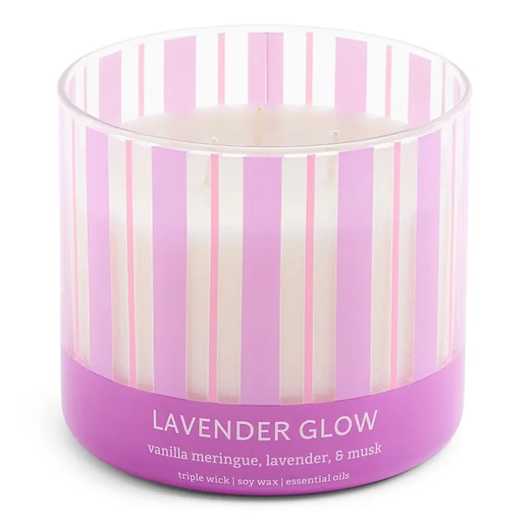 Distant Lands 14oz Lavender Glow 3-Wick Scented Jar Candle