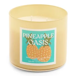 Distant Lands 14oz Pinapple Oasis 3-Wick Scented Jar Candle