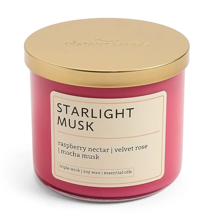 Distant Lands 4oz Starlight Musk 3-Wick Scented Jar Candle