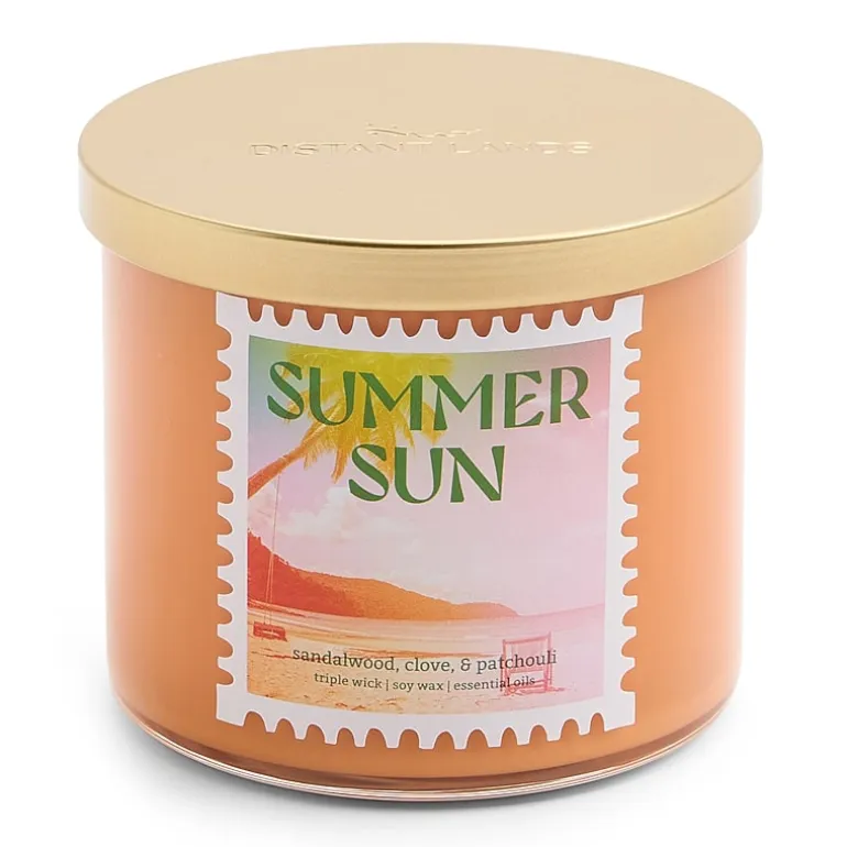Distant Lands 14oz Summer Sun 3-Wick Scented Jar Candle