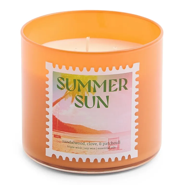Distant Lands 14oz Summer Sun 3-Wick Scented Jar Candle