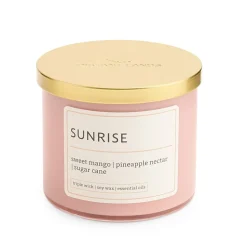 Distant Lands 14oz  Sunrise 3-Wick Scented Jar Candle