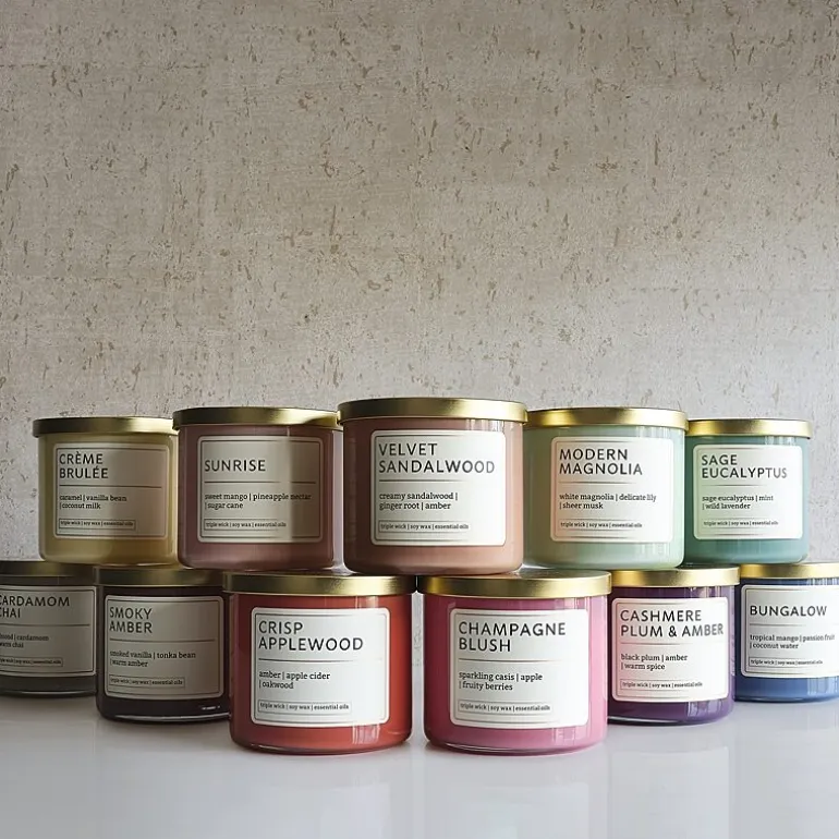 Distant Lands 14oz Sunrise 3-Wick Scented Jar Candle
