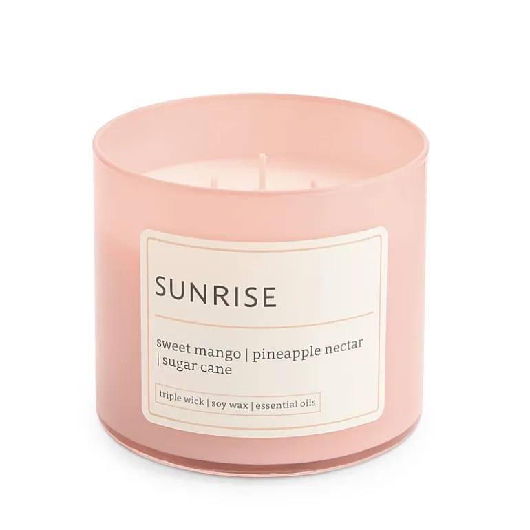 Distant Lands 14oz Sunrise 3-Wick Scented Jar Candle