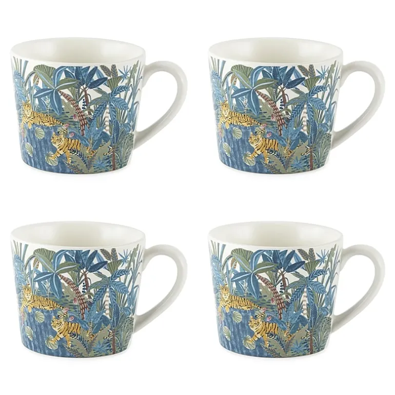 Distant Lands Tiger Stoneware Coffee Mug
