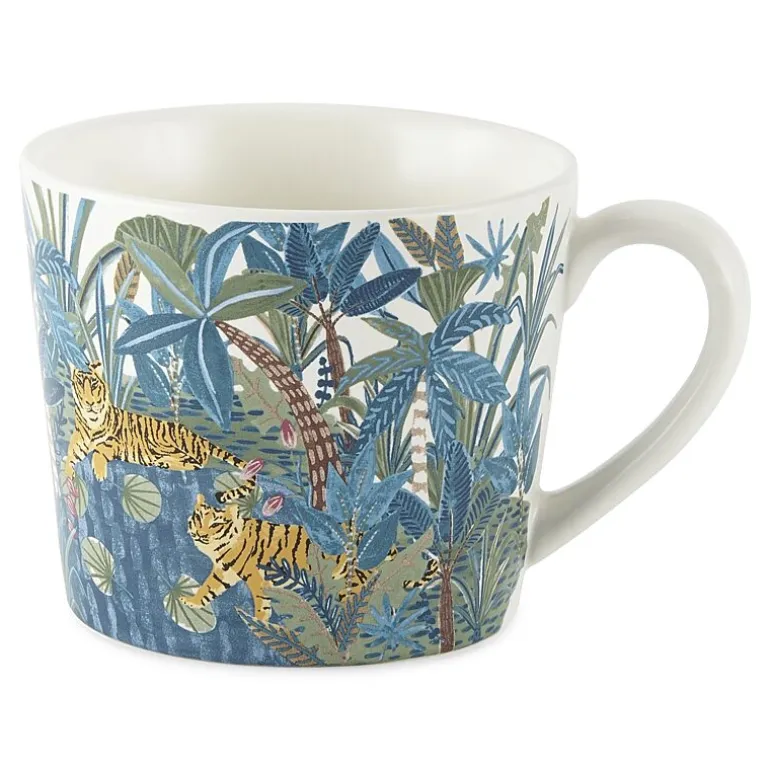 Distant Lands Tiger Stoneware Coffee Mug