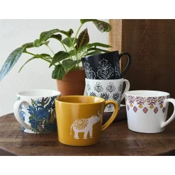 Distant Lands Tiger Stoneware Coffee Mug