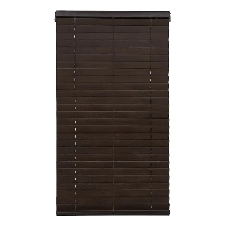 Distressed 2 1/2" Cut-To-Width Cordless Faux Wood Blind