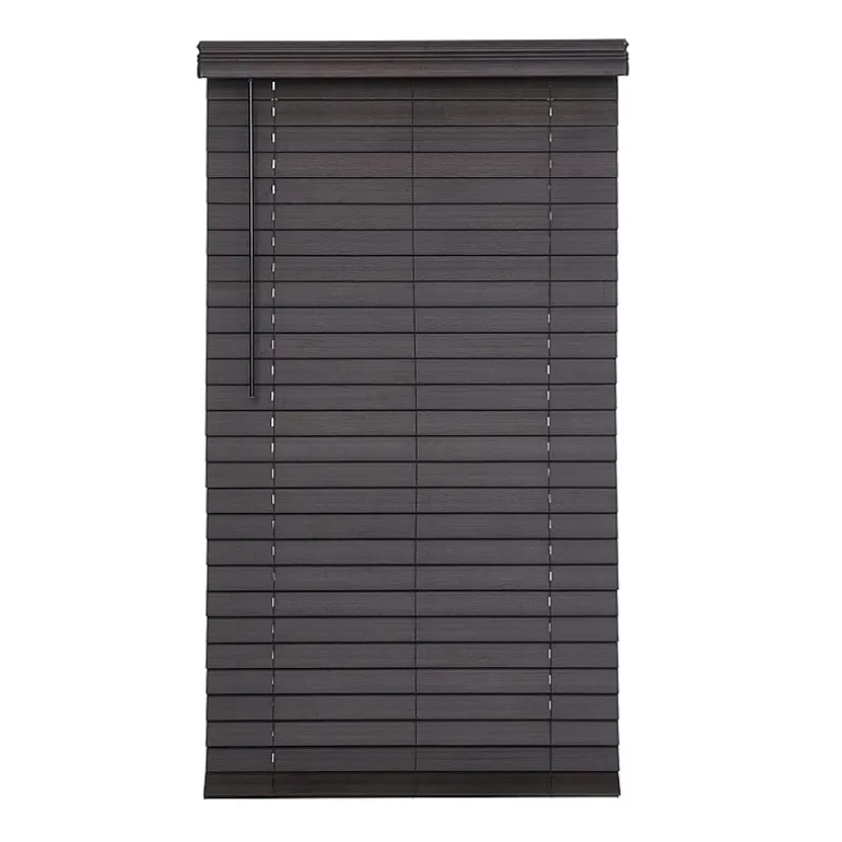 Distressed 2 1/2" Cut-To-Width Cordless Faux Wood Blind