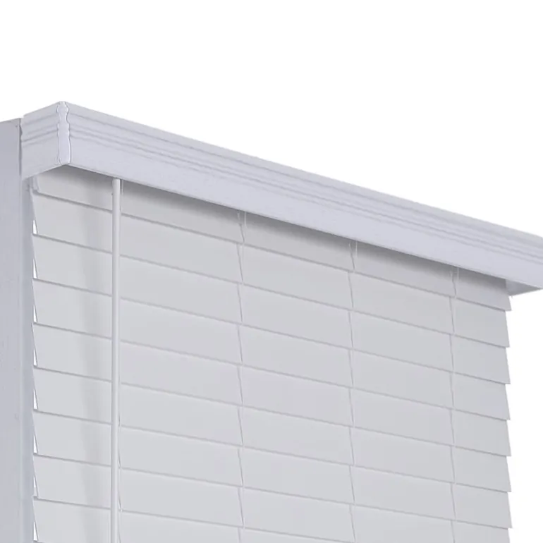 Distressed 2 1/2" Cut-To-Width Cordless Faux Wood Blind