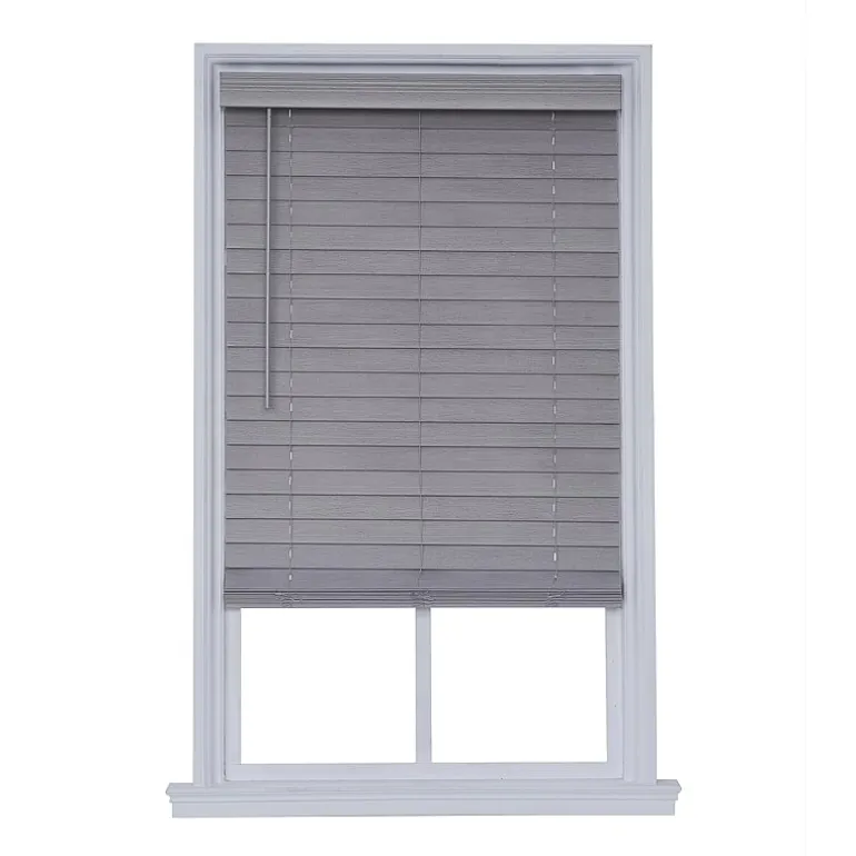 Distressed 2 1/2" Cut-To-Width Cordless Faux Wood Blind