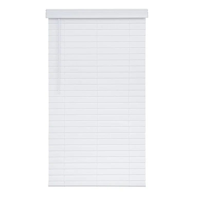Distressed 2 1/2" Cut-To-Width Cordless Faux Wood Blind