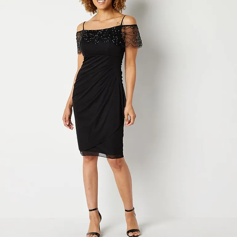 DJ Jaz Sleeveless Embellished Sheath Dress