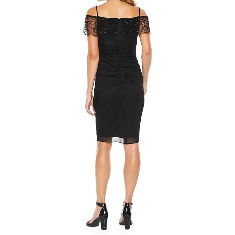 DJ Jaz Sleeveless Embellished Sheath Dress