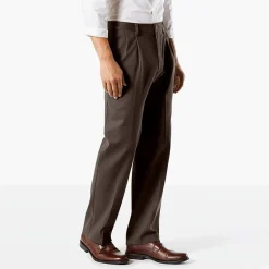 Dockers Easy Khaki With Stretch Mens Comfort Waistband Classic Fit Pleated Pant