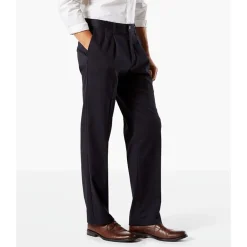 Dockers Easy Khaki With Stretch Mens Comfort Waistband Classic Fit Pleated Pant