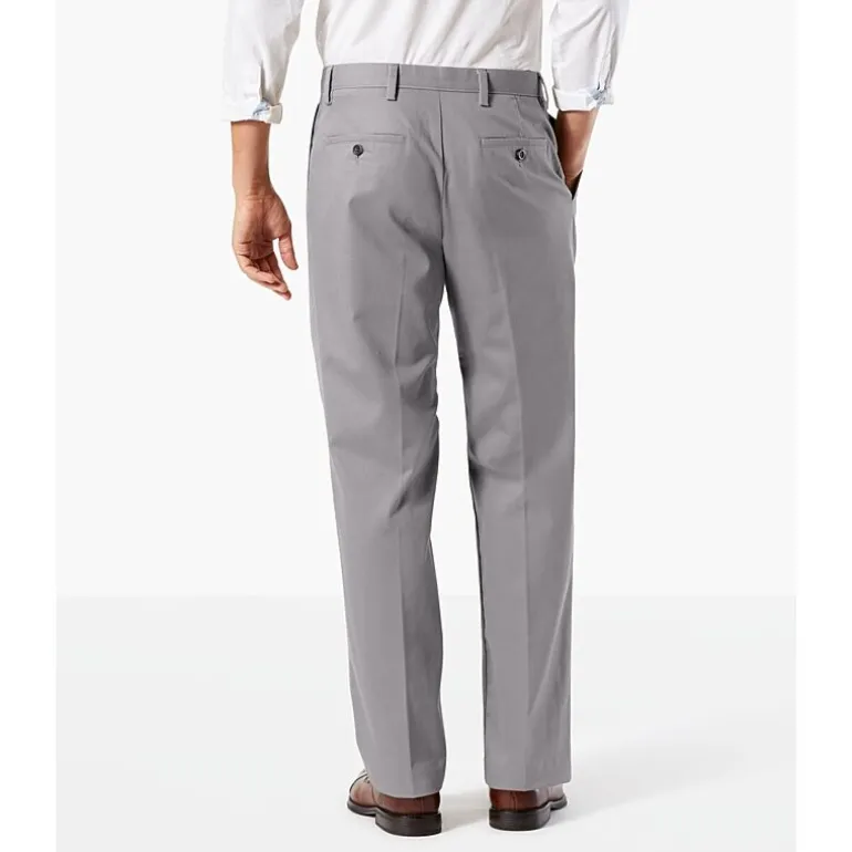Dockers Easy Khaki With Stretch Mens Comfort Waistband Classic Fit Pleated Pant