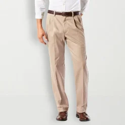 Dockers Easy Khaki With Stretch Mens Comfort Waistband Classic Fit Pleated Pant