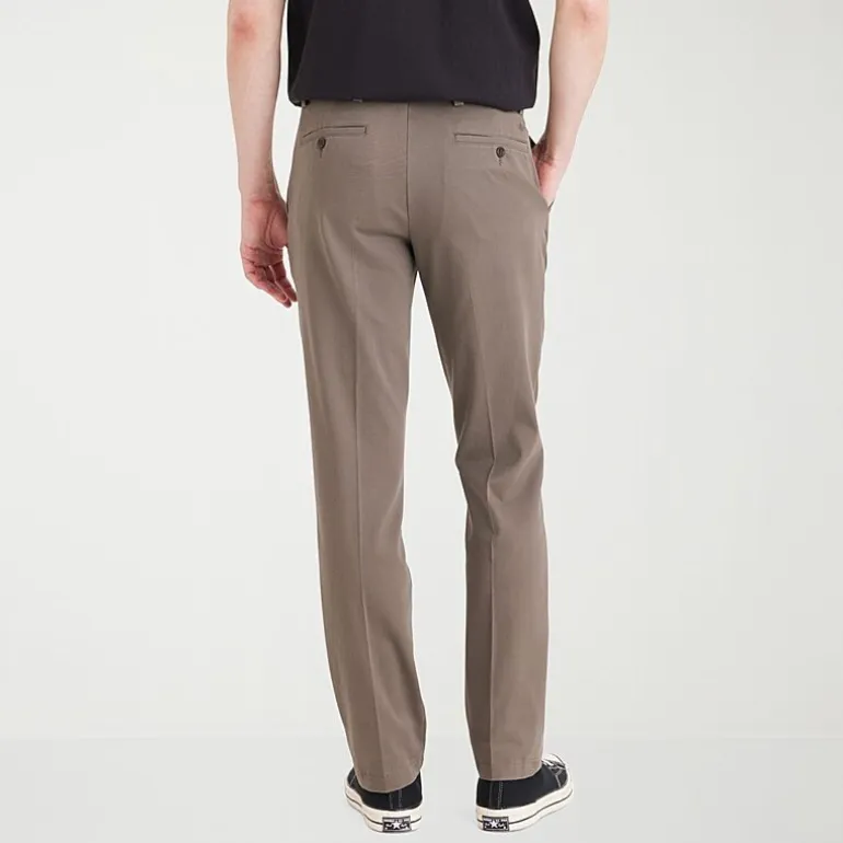 Dockers Easy Khaki With Stretch Mens Straight Fit Flat Front Pant
