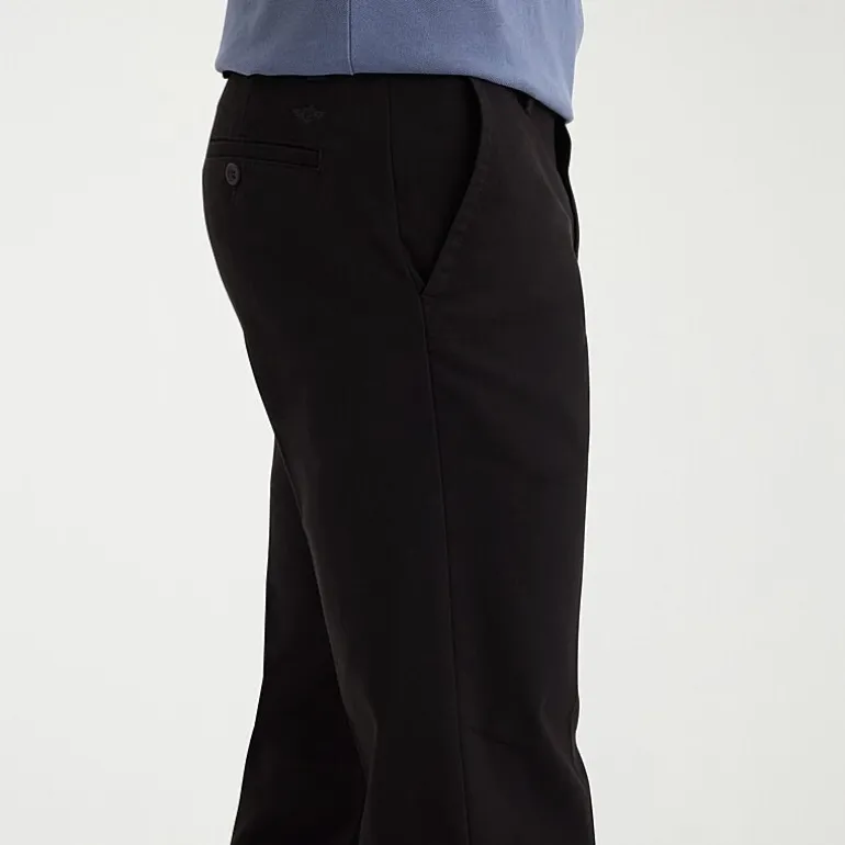 Dockers Easy Khaki With Stretch Mens Straight Fit Flat Front Pant
