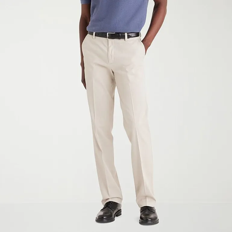 Dockers Easy Khaki With Stretch Mens Straight Fit Flat Front Pant