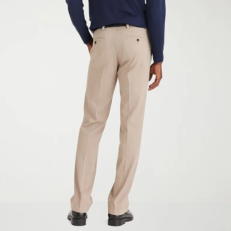 Dockers Easy Khaki With Stretch Mens Straight Fit Flat Front Pant