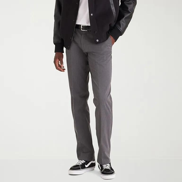 Dockers Easy Khaki With Stretch Mens Straight Fit Flat Front Pant
