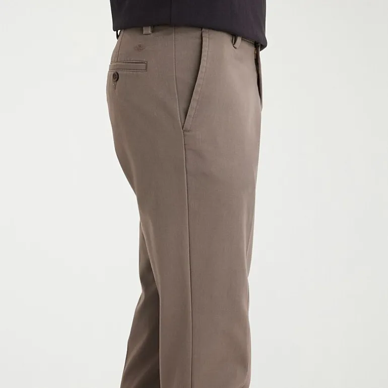 Dockers Easy Khaki With Stretch Mens Straight Fit Flat Front Pant