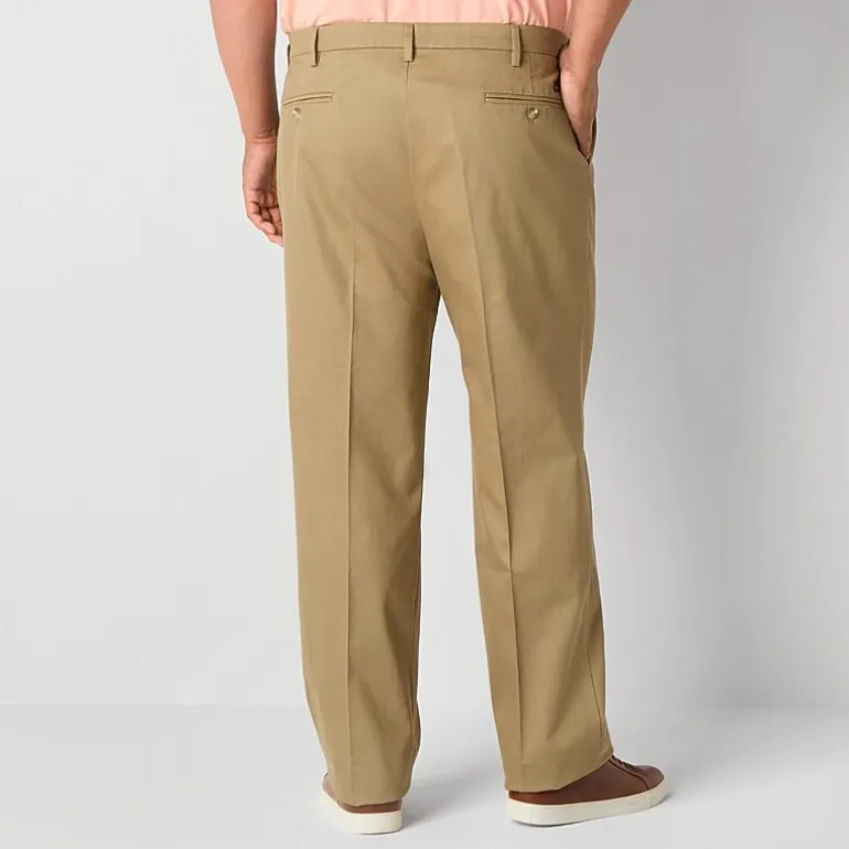 Dockers Easy Khaki With Stretch Mens Classic Fit Big and Tall Flat Front Pant
